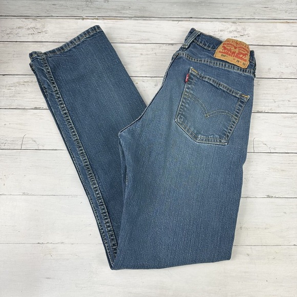 Levi's Mens‎ Jeans 514 Levis 29x32 blue denim Jean (measures 28x29) - Picture 1 of 12